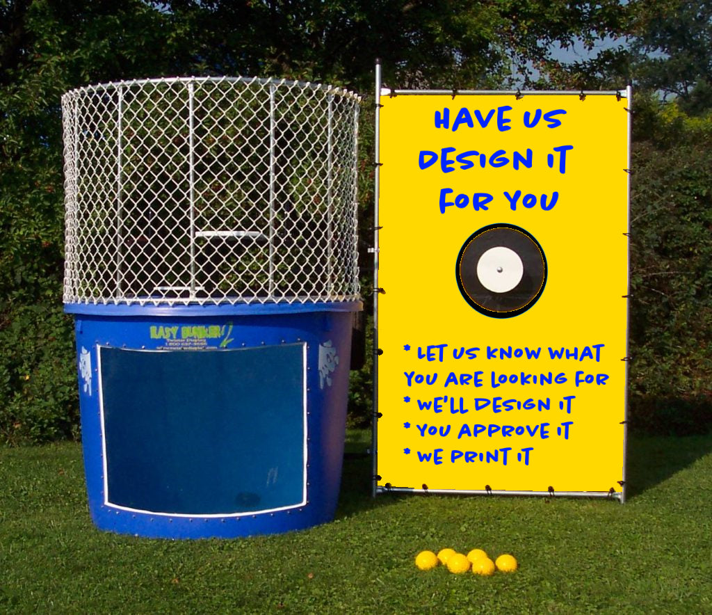 Dunk Tank Backdrop - Design Your Own