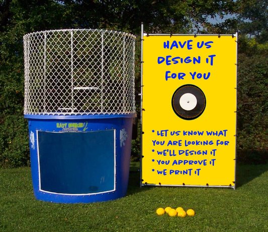 Dunk Tank Backdrop - Design Your Own